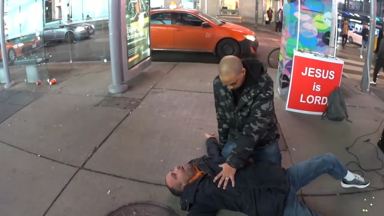 Man delivered from Demons right on the street