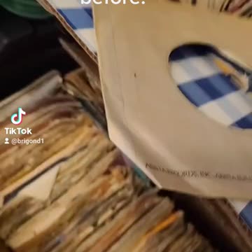 45 vinyl record colllection given to me