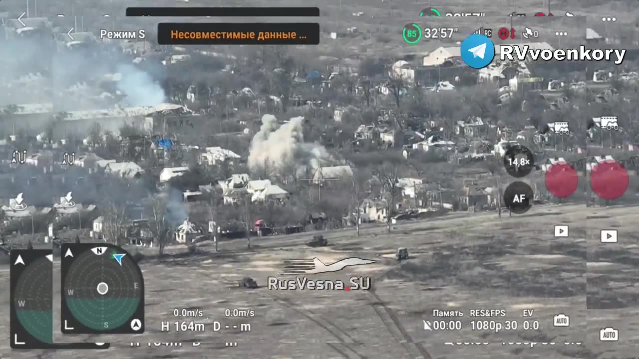 Impenetrable Russian tanks storm another fortress city - Krasnogorovka
