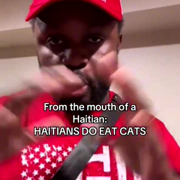 MAGA Haitian Acknowledges That Some of His Countrymen Definitely Eat Cats