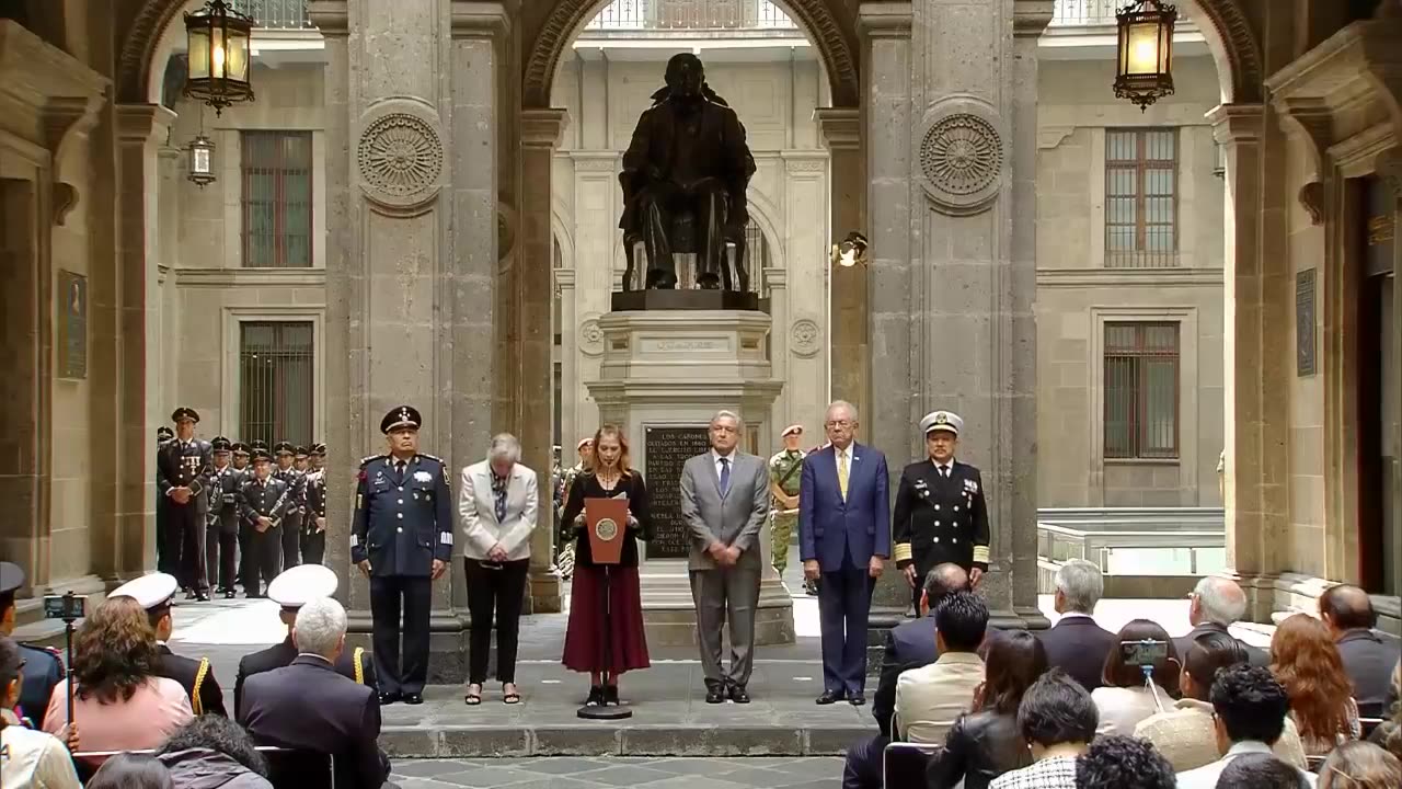 147 Aniversario Luctuoso de Benito Juárez García, desde Palacio Nacional