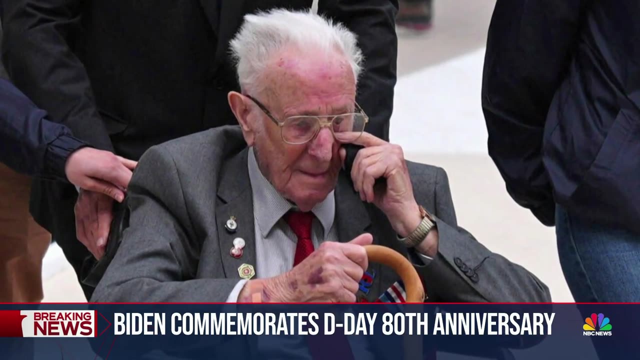 NBC NEWS:Biden joins world leaders saluting D-Day heroes on 80th anniversary