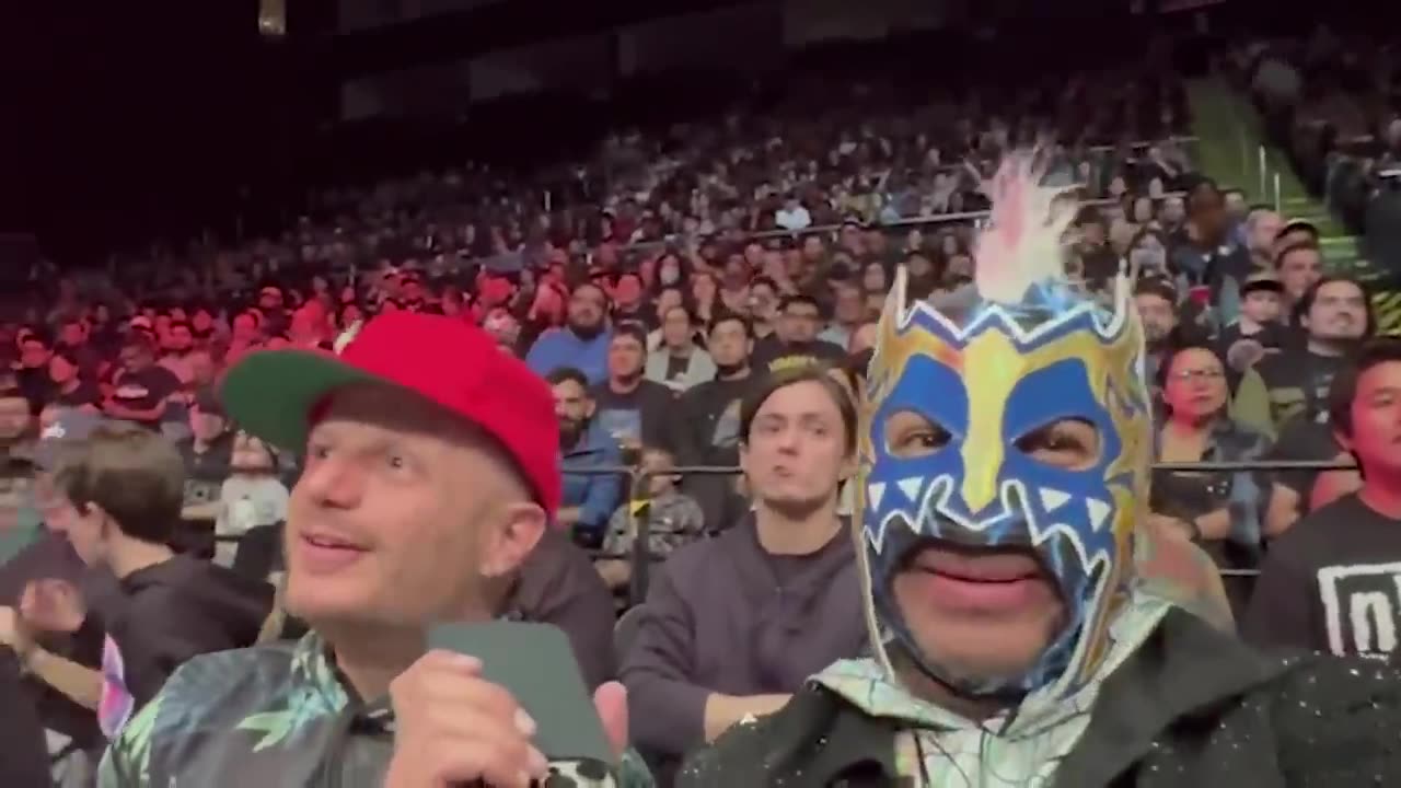 Scorpion on the loose in WWE with Rey Mysterio and Facundo. We exchange mask for skin!