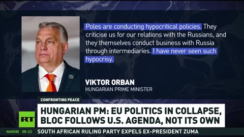 EU follows US agenda – Hungarian PM