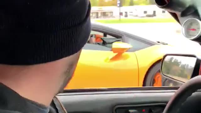 Truck Surprises Sports Car