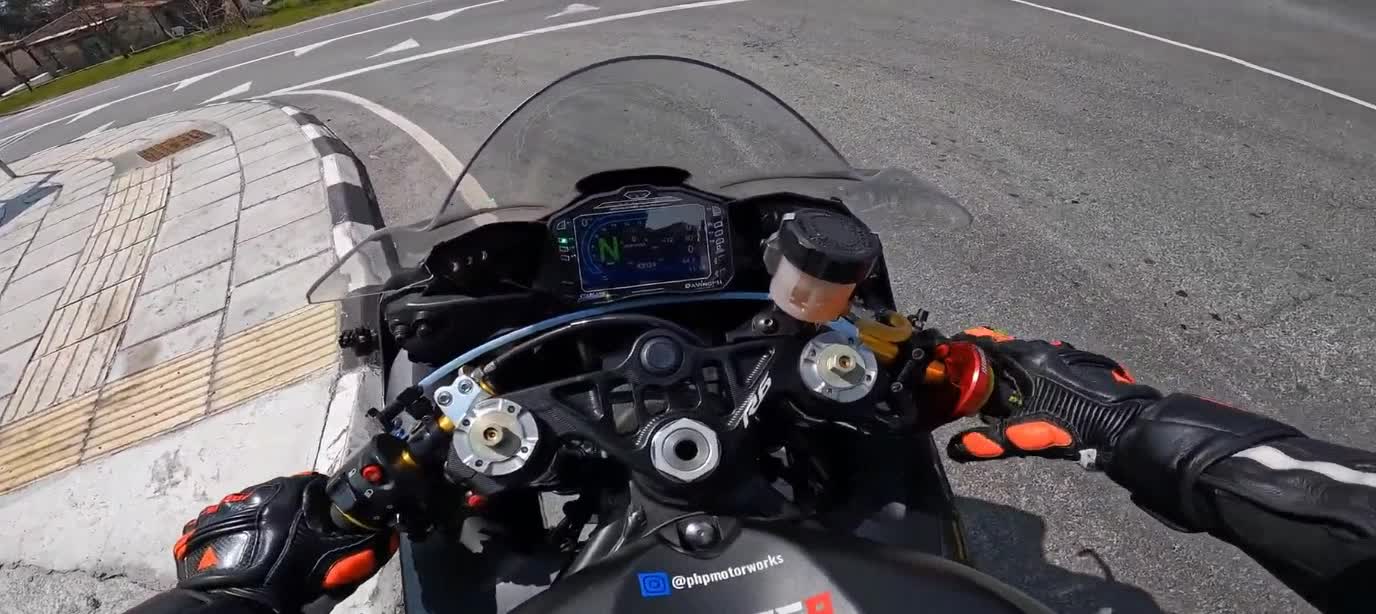 The first perspective cycling 2008 yamaha R6