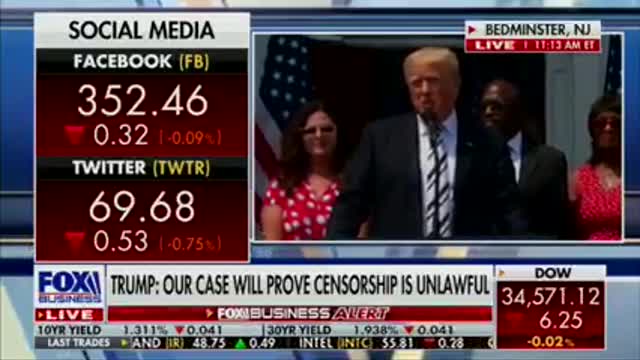 Breaking: President Trump sues Twitter, FB and YouTube and their CEOs for censorship.