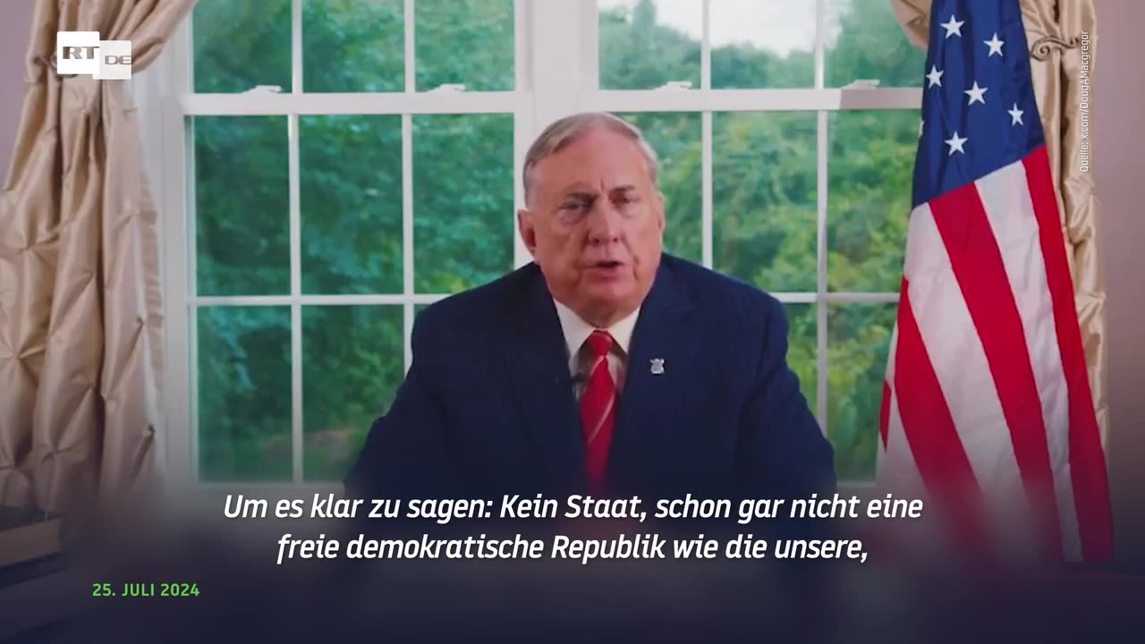 Der Oberst a.D. der US-Armee und Politikwissenschaftler Douglas Macgregor warnt... engUTdeu