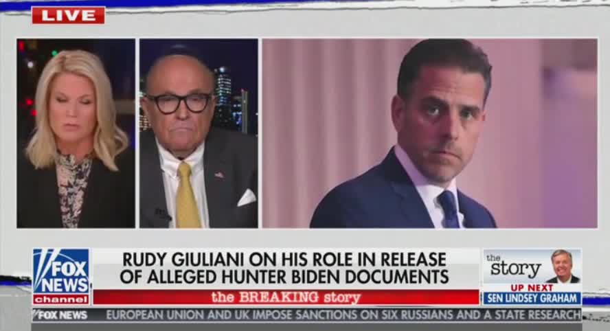 Rudy Reveals The One Text Summing Up Biden Crime Family's Decades Of Corruption & Bill Barr Hid It