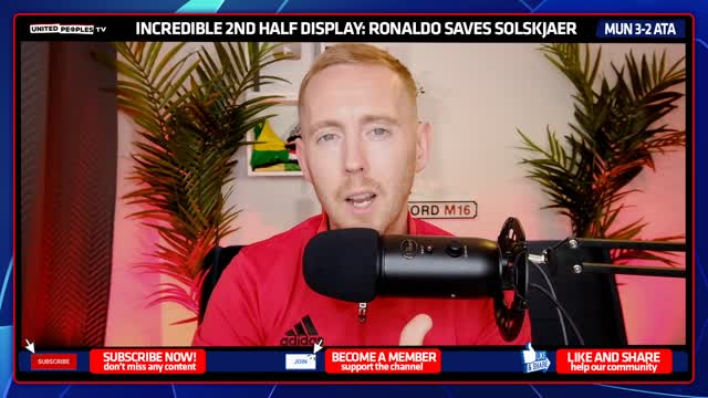 RONALDO SAVES SOLSKJAER | Man United 3-2 Atalanta | MATCH REACTION