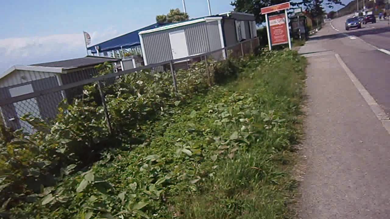 Promenad intill havet längst Drottninggatan-Sofierovägen vid Pålsjö, Helsingborg 28 Juni 2013