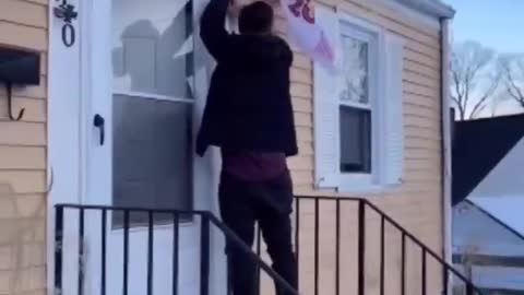 When the city tells you take down the Trump flag