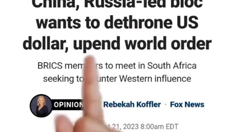 Dethrone The US Dollar