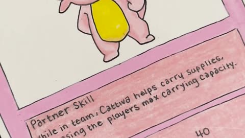 Palcard #002: Cattiva #palworld #pokemon #art #palcard
