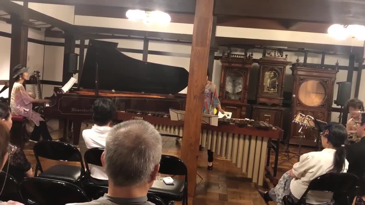 Wanna be a wind!marimba, drum and piano