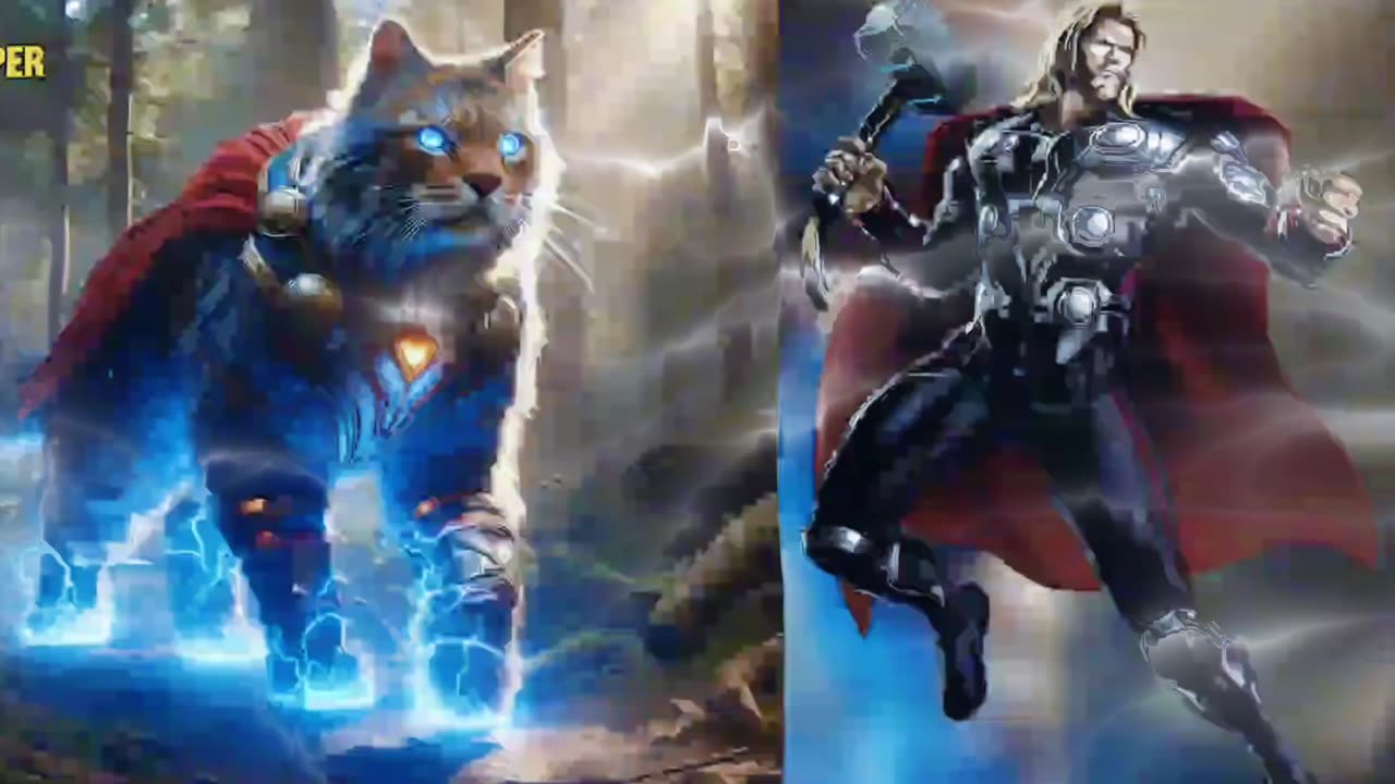 Superhero But Giant cat