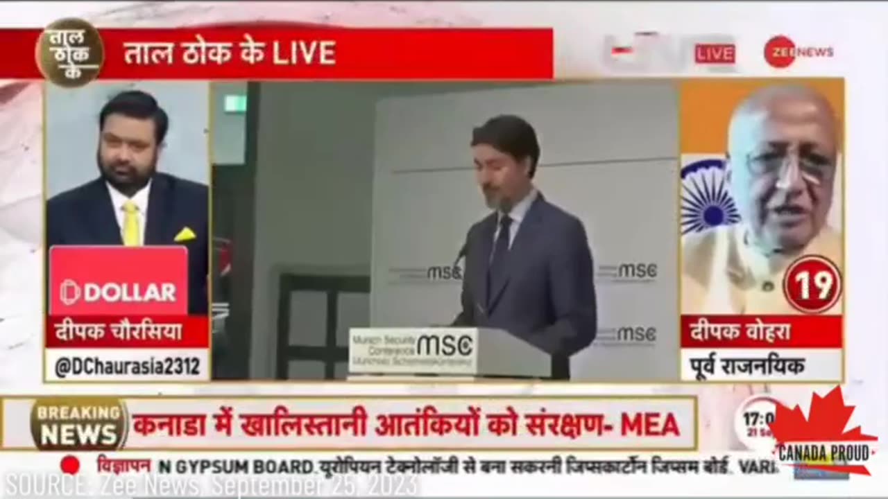 Indian diplomat accused Trudeau of using cocaine during his recent trip to India.