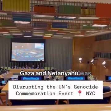 Disrupting the UN's Genocide Commemoration Event in NYC