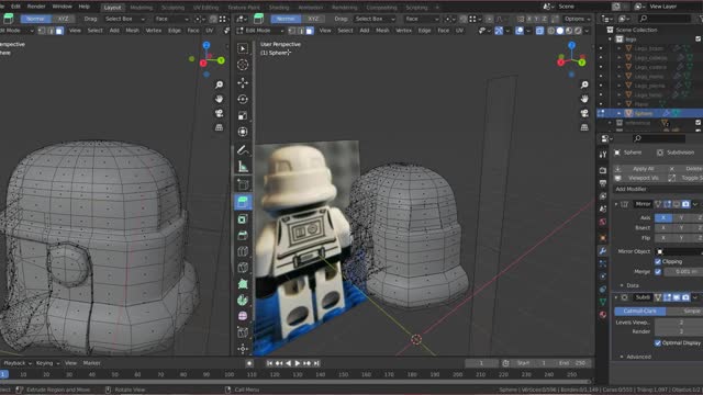 Blender Modelado_Lego 16