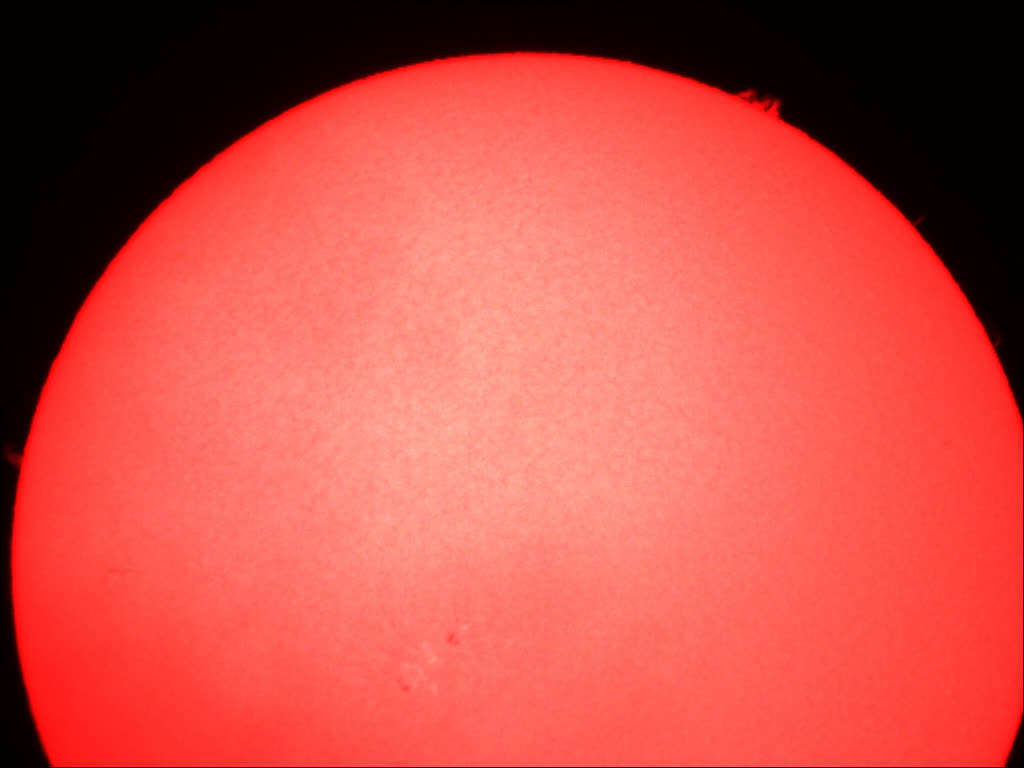 The Sun in hydrogen alpha wavelength