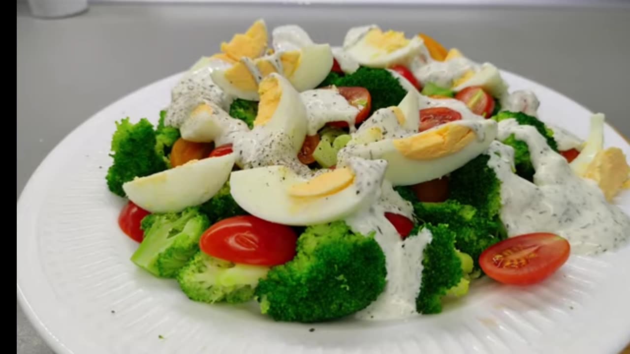 Make your own broccoli salad and dressing and enjoy eating it