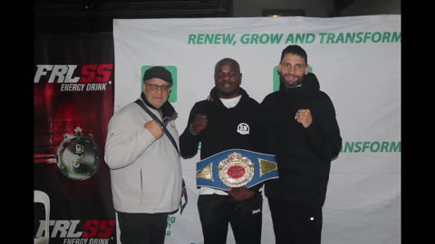 Amador Kalonji set to compete for the vacant cruiserweight title