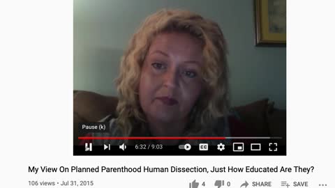 PLANNED PARENTHOOD & BIG PHARMA HUMAN ORGAN HARVESTING!