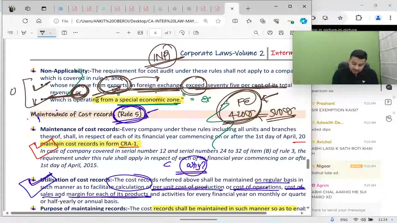 Audit & Auditors Part-8 & company incorporated outside India-Part-1