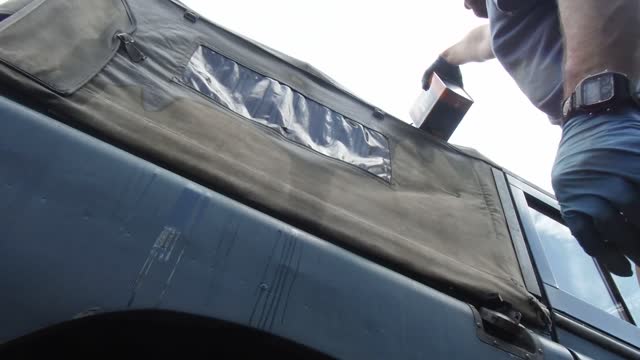 How to re-waterproof a Canvas Soft Top