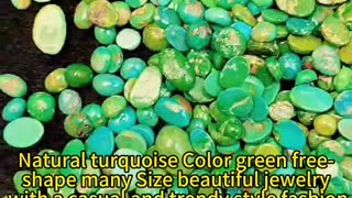 20250127-02 Natural turquoise Color blue free-shape many Size beautiful jewelry with a casual