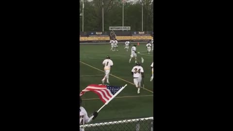 Trump Speech used as entrance for Adelphi Men's Lacrosse Team