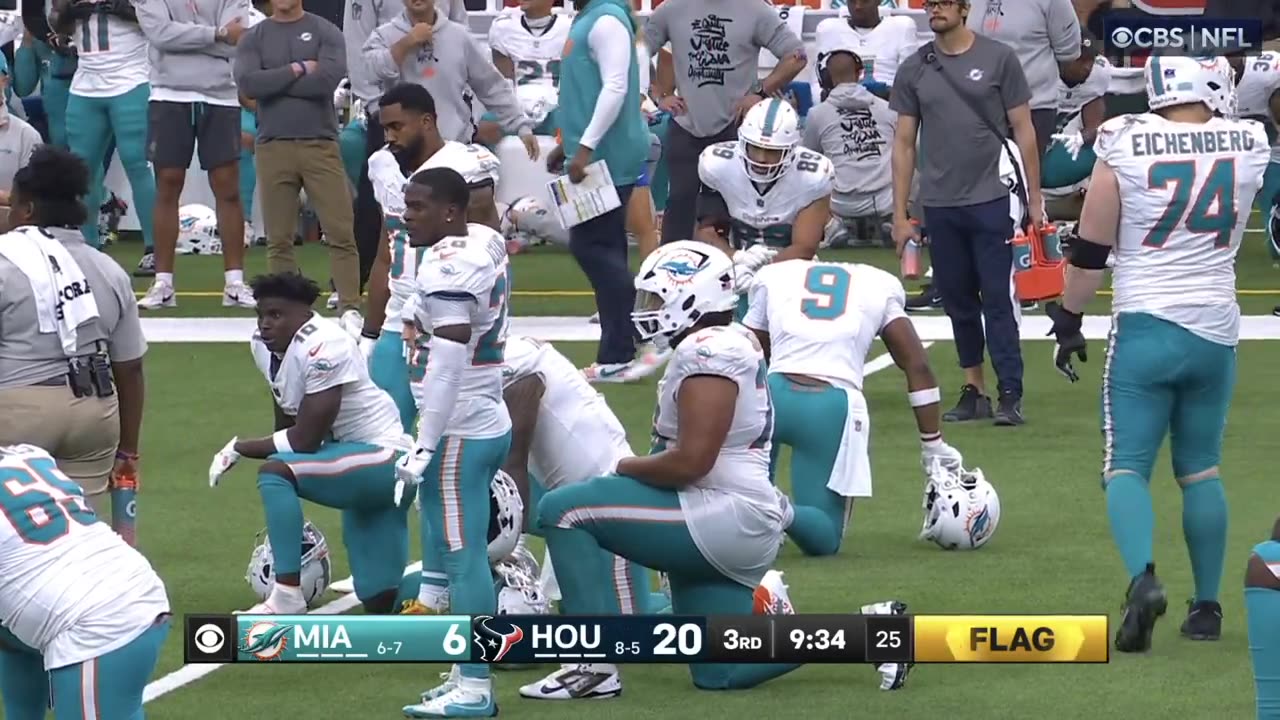 Grant DuBose KNOCKED OUT after BIG HIT | 2024 Dolphins vs Texans