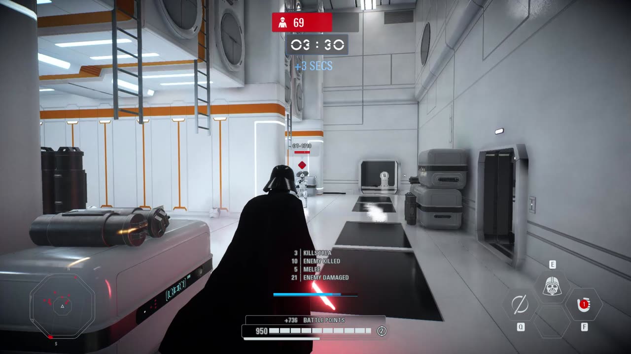 SWBF2: Arcade Onslaught Separatist with Darth Vader Gameplay