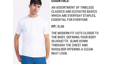 BASIC SLIM FIT T-SHIRT ESSENTIALS:
