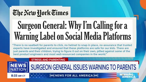 US Surgeon General issues warning to parents | Morning in America