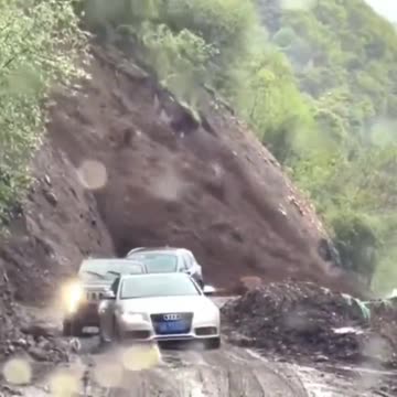 landslide close call