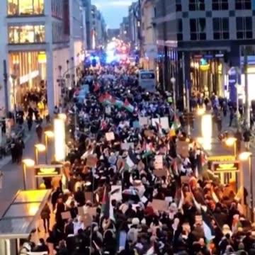 Massive pro-Palestine protest today in Berlin!
