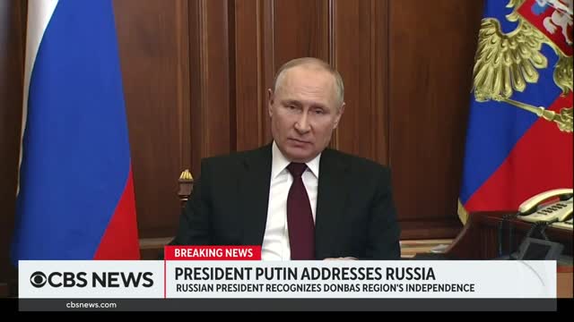 Sanctions expected after Russia recognizes breakaway Donbas region of Ukraine- NEWS OF WORLD 🌏