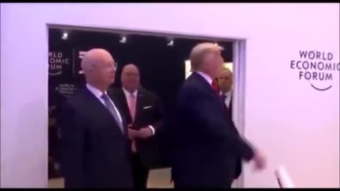 Trump And Klaus At The WORLD ECONOMIC FORUM (WEF)