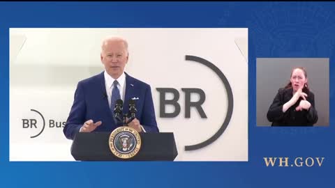 Joe Biden just now