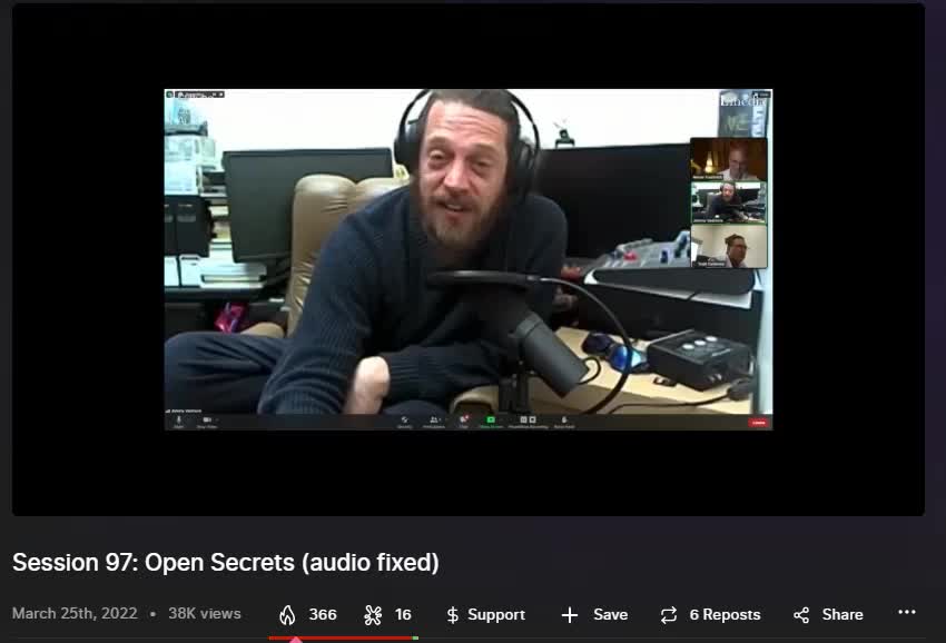 Session 97 Open Secrets Johnny Vedmore