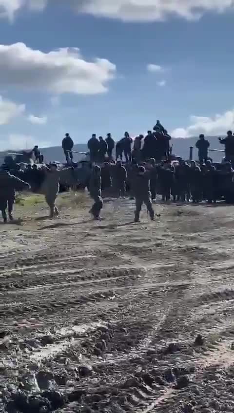 Putin's Checkmate- Troop Celebrating with Ukrainian locals, welcoming Russia