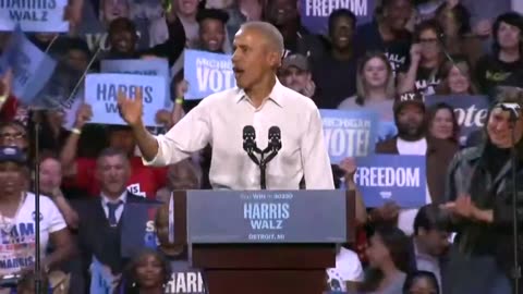 OUCH: Obama Raps Eminem At Kamala Rally