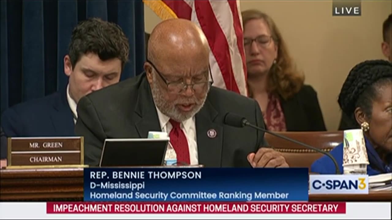 Bennie Thompson Criticizes Marjorie Taylor for Fundraising Off Mayorkas Impeachment Proceedings
