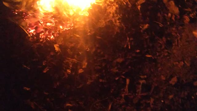 Big firing on the road