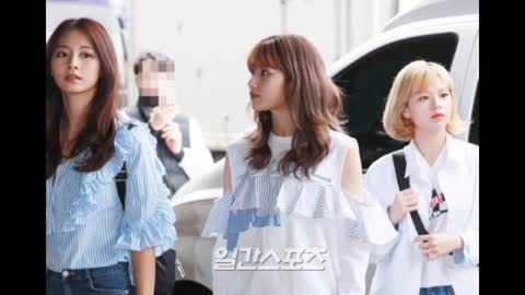 TWICE Members Spotted At The KBS Building!