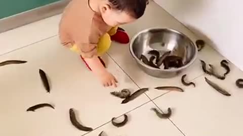 Family Play Games at Home in A Beautiful Way