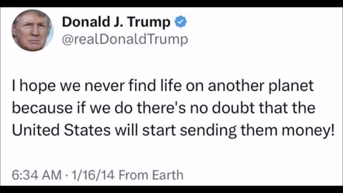 Classic Trump - Tweet 2014