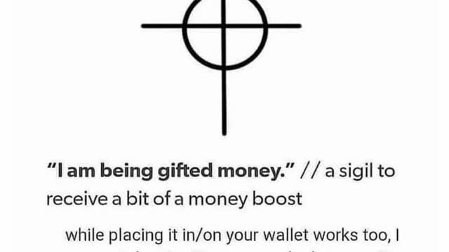 MONEY SIGIL - Share to receive your wealth blessings. Namaste 🙏 http://eaglelovecondor.com