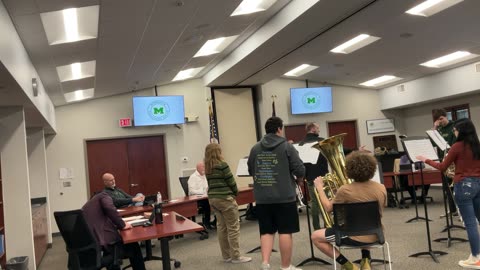 Middlebury Board Mtg. 3/5/24 - Part 1 | NHS Brass Ensemble